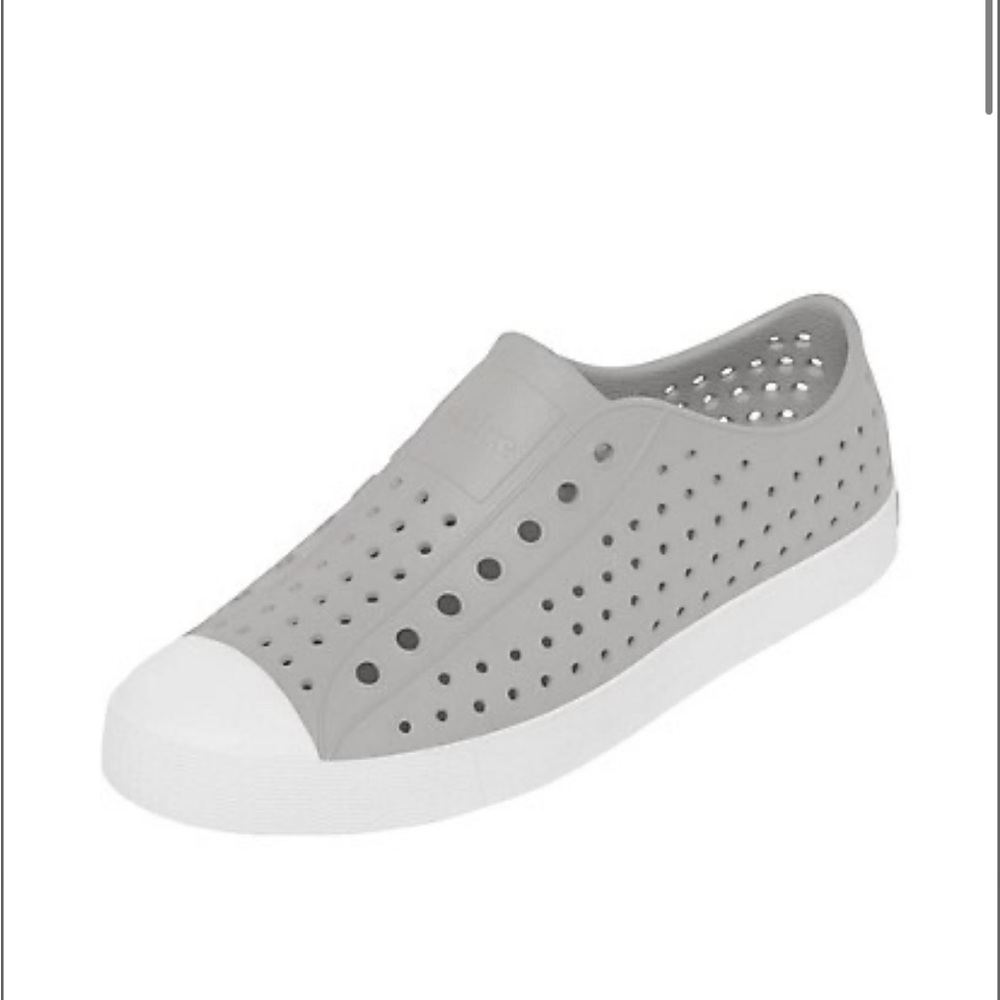 Worn once - Mint condition NATIVE shoes (grey color)